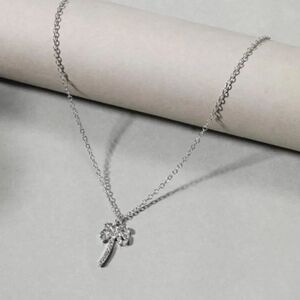 3for$20 Palm Tree Charm Necklace silver color
